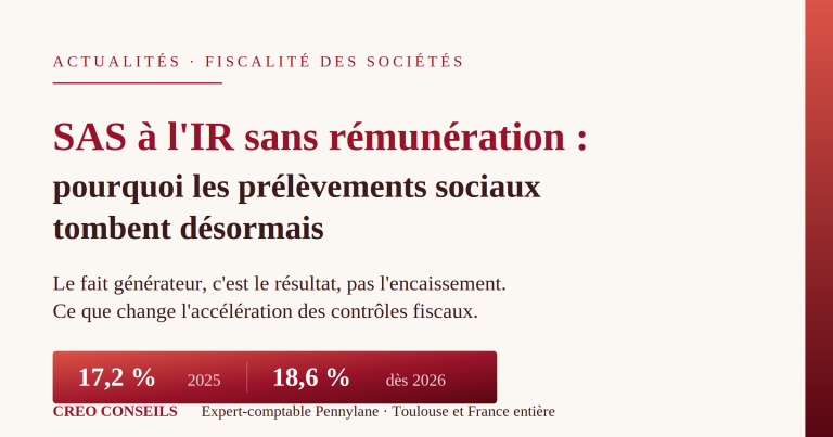 SAS à l'IR