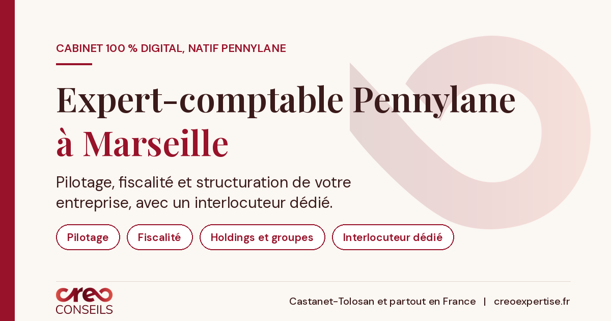Expert-comptable Pennylane à Marseille : CREO Conseils, cabinet 100 % digital