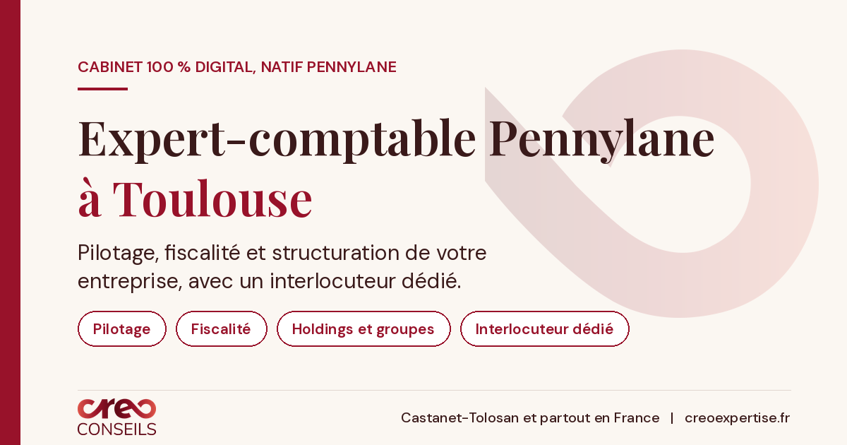 Expert-comptable Pennylane à Toulouse : CREO Conseils, cabinet 100 % digital